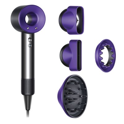 Фен Dyson Supersonic 4 насадки HD03 с чехлом для хранения цвет сирень