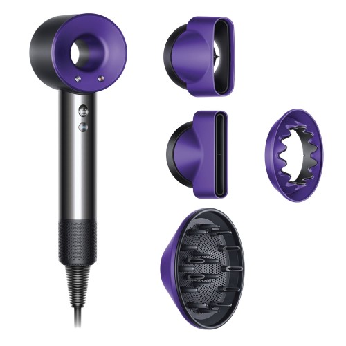 Фен Dyson Supersonic 4 насадки HD03 с чехлом для хранения цвет сирень