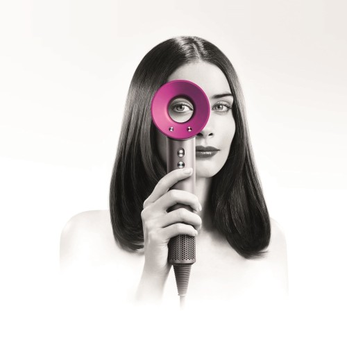 Фен Dyson Supersonic HD03 цвет фуксия с 2 фирменными расческами