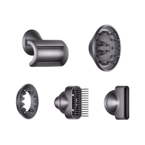 Фен Dyson Supersonic HD07 (белый) с 5 насадками и дорожным чехлом